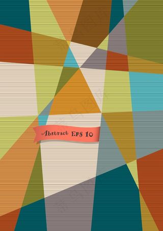 复古质感的几何背景