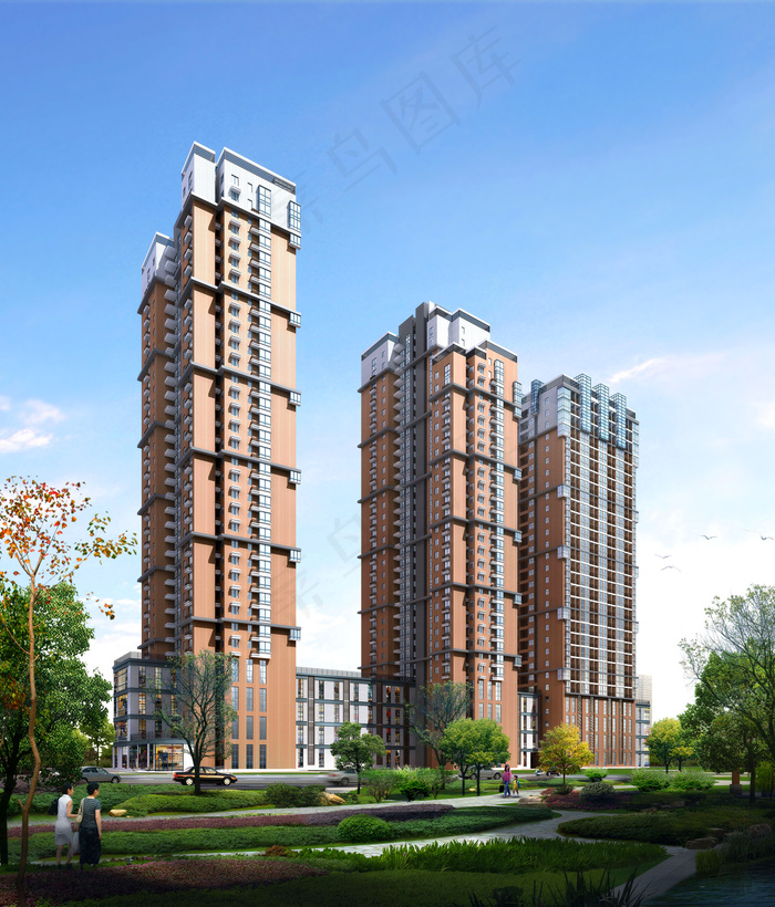 高档小区图片