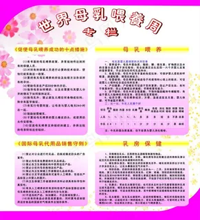 世界母乳喂养周图片
