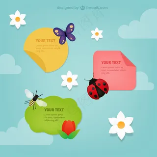 昆虫的春天标签