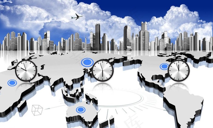 金属感世界版图图片