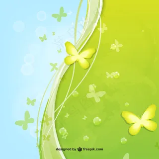 黄色背景矢量图