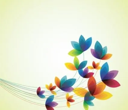 春天的花朵ai矢量模版下载