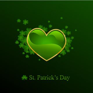 三叶草花纹矢量背景下载