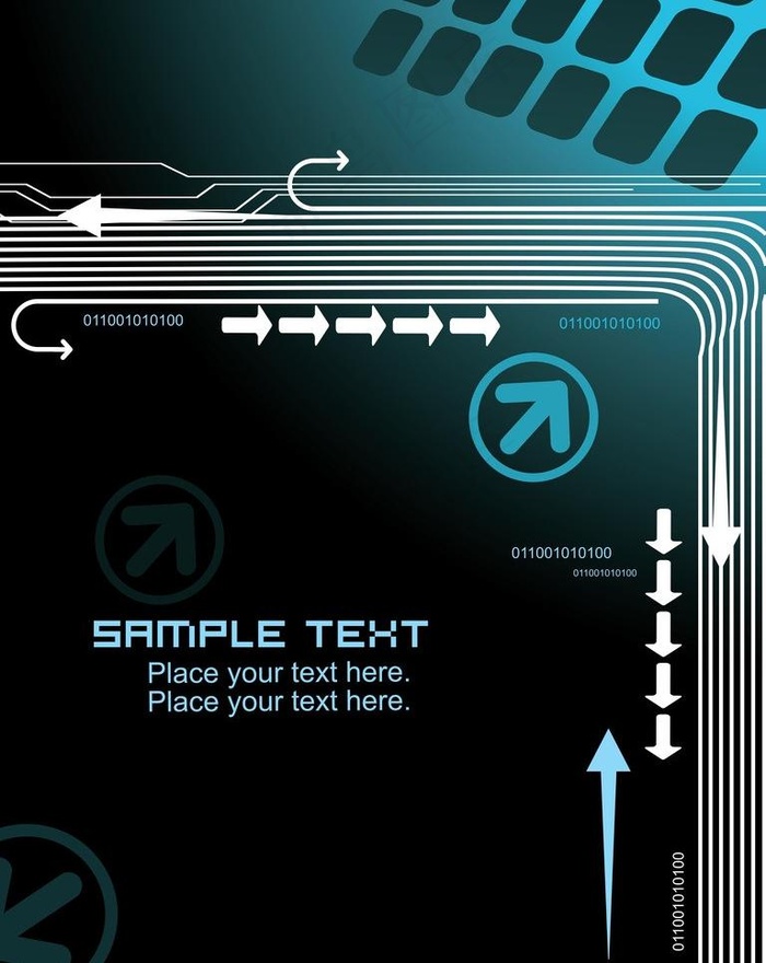 蓝色箭头背景图片