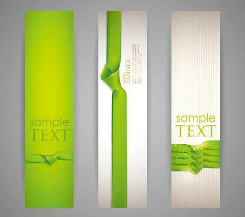 彩带banner设计矢量素材四ai矢量模版下载