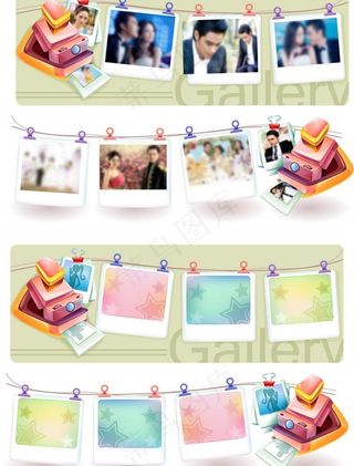 立得相机 相片框图片