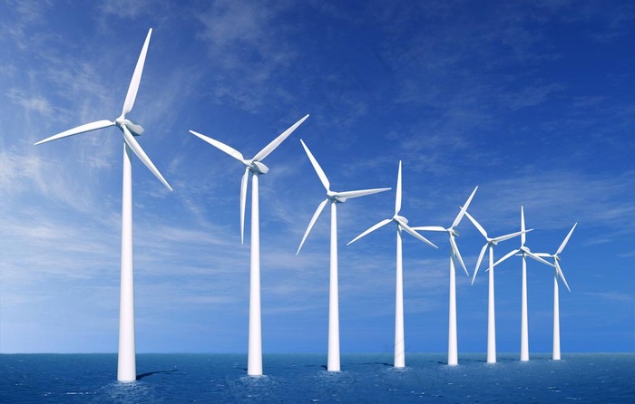 海上风车图片