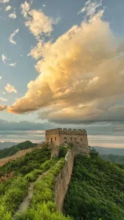 长城一角高清摄影图片