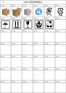 包装常用LOGO