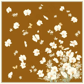 花卉底纹背景分层素材