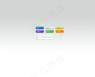 彩色按钮