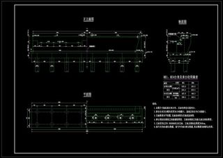 桥台构造cad图纸