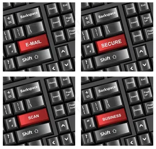 键盘按钮的文本概念向量