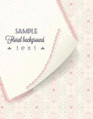 欧式花纹背景图片