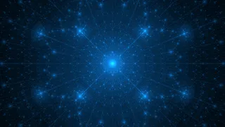 现代科技感酷炫蓝色星光背景