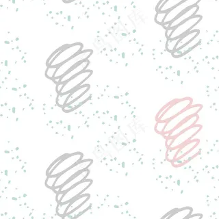 手绘曲线底纹背景