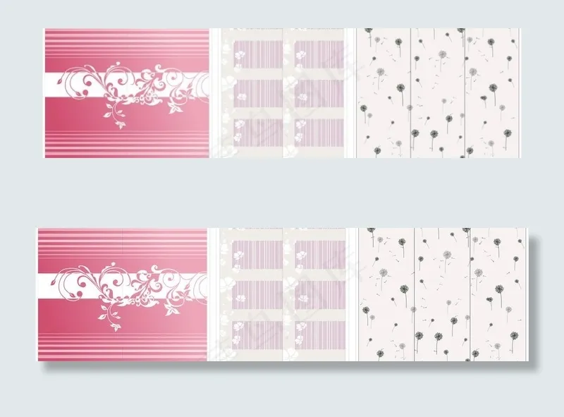 移门图案cdr矢量模版下载