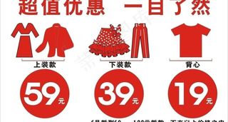 超值优惠一目了然模板图片