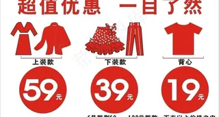 超值优惠一目了然模板图片