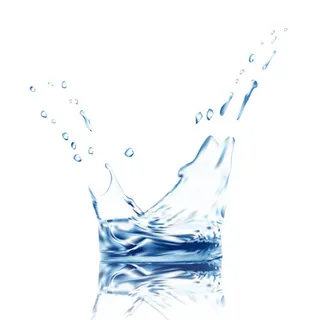 逼真喷溅效果水花设计元素