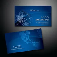 国际贸易在线名片设计psd模版下载