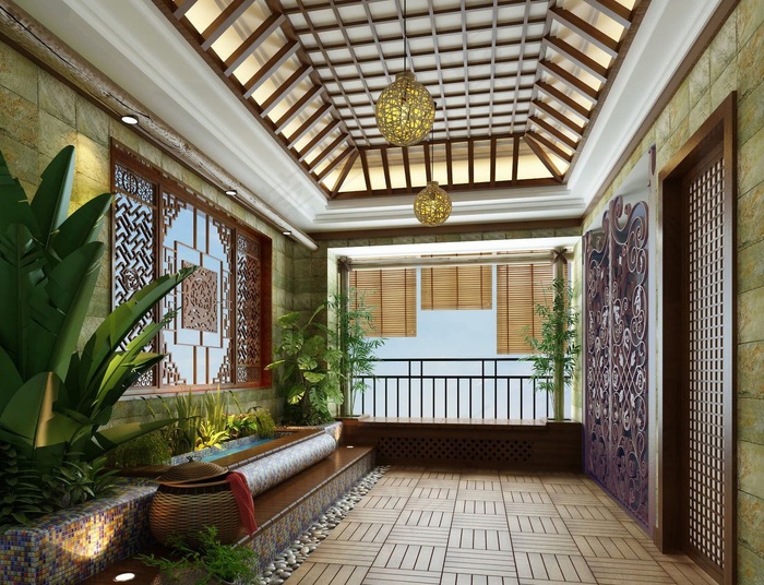 玄关设计效果图