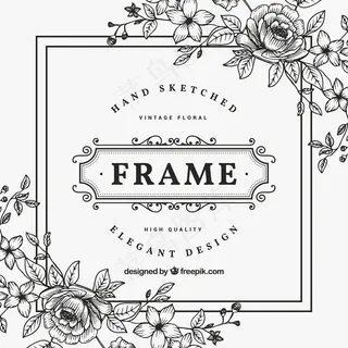 黑白相间的花架