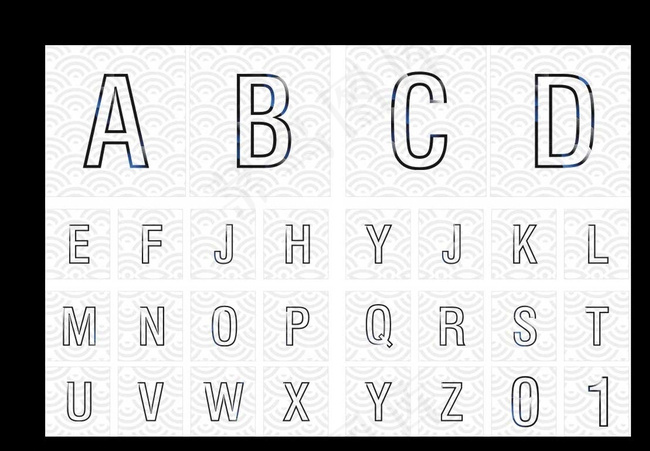 英文字体设计图片