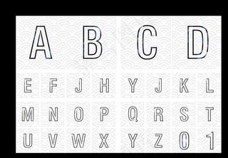 英文字体设计图片