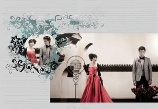 公主婚纱摄影模板图片