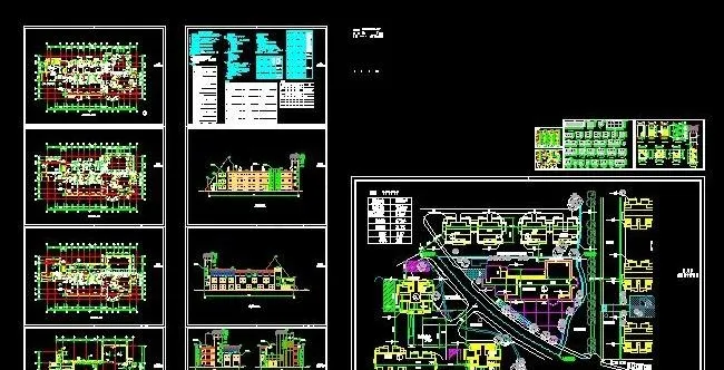 北京某三层幼儿园建筑施工图