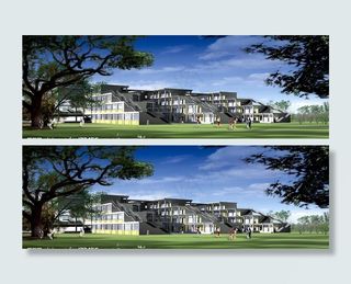 南充地产效果图分层素材图片