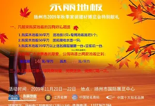 永丽地板单页图片