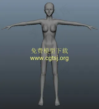 女性角色游戏模型