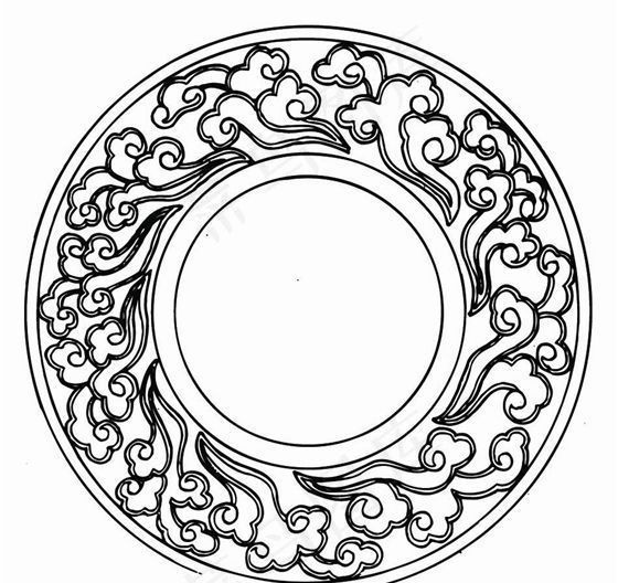 元明时代 矢量版画 古典图案 矢量中华五千年 AI源文件_0314