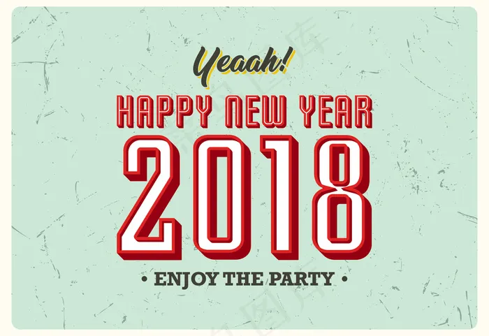 2018春节元旦新年圣诞背景素材eps,ai矢量模版下载