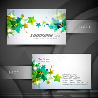 高档大气精致简洁名片设计模板