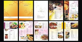 咖啡厅菜谱设计图片