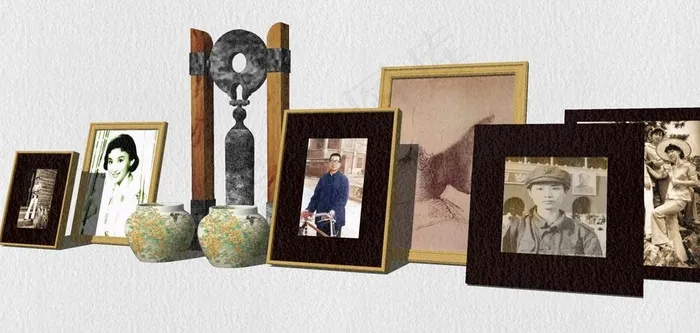 sketchup相框组合图片