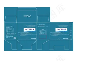 30包益生菌粉包装设计刀模
