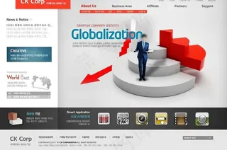 it网站psd模板图片