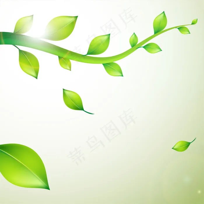 绿色背景矢量图