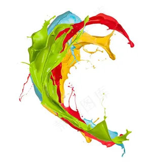 水彩泼墨素材psd素材下载