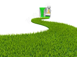 草苹与3d人物图片