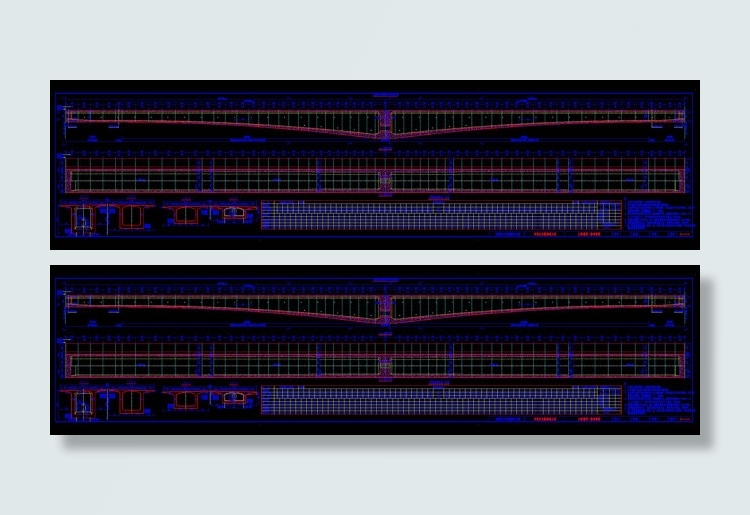 主桥箱梁一般构造图cad图纸