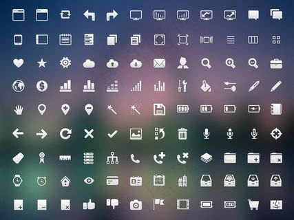 银色金属质感电脑搜索地址图标设计