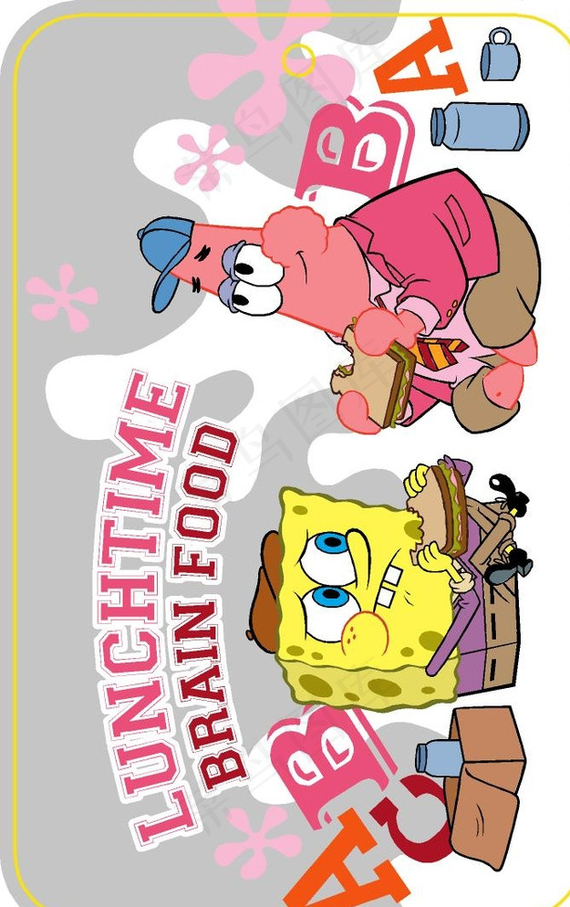 海绵宝宝吊牌图片