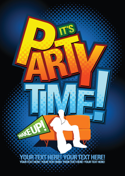 传单设计元素矢量夏日聚会03