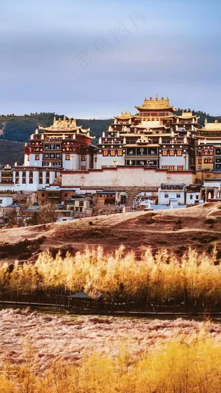 西藏建筑高清摄影图片